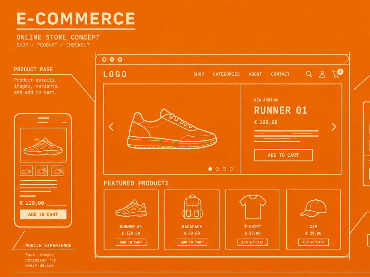 Piattaforme per negozio online E-Commerce