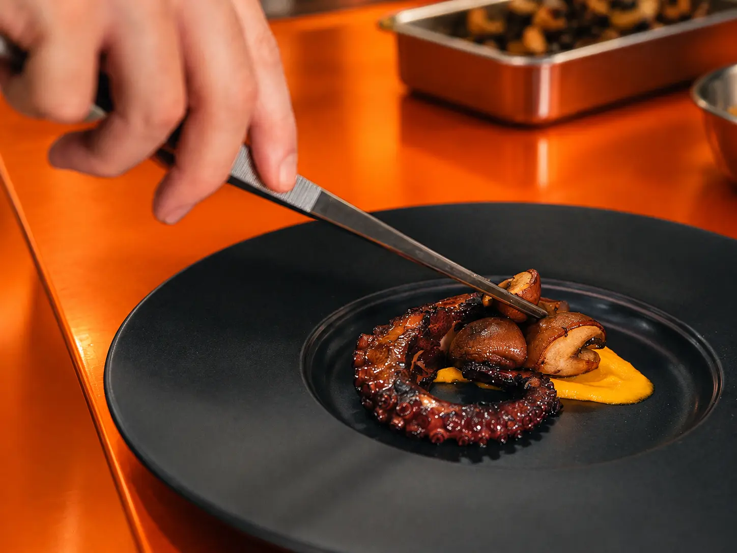Fotografie professionali business piatti di cucina