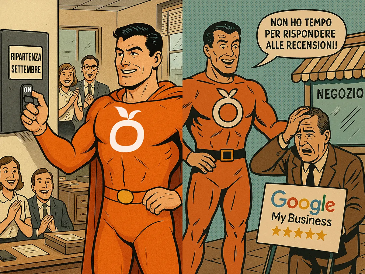 Illustrazione a fumetti per contenuti sui social media